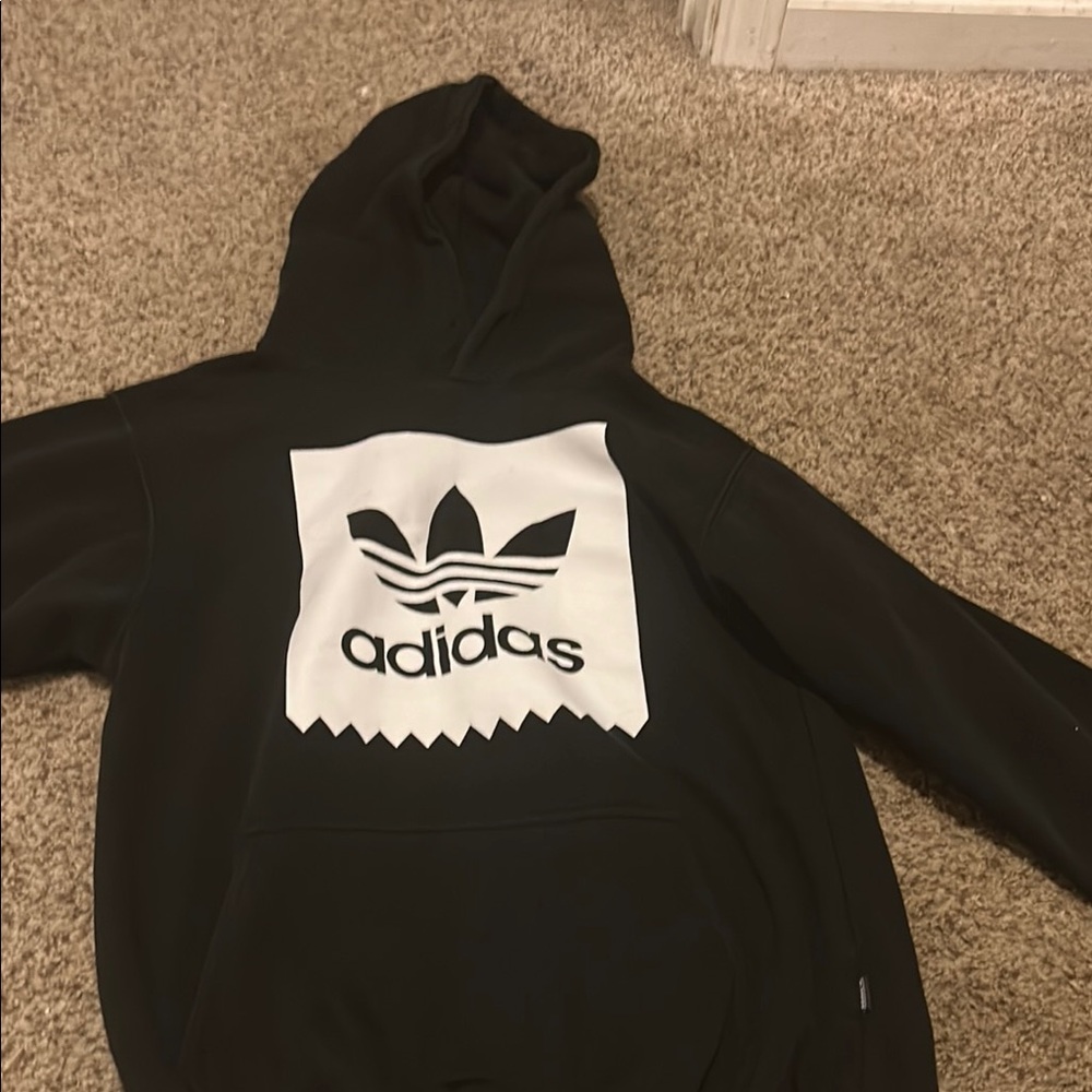 Adidas Black Hoodie with Logo